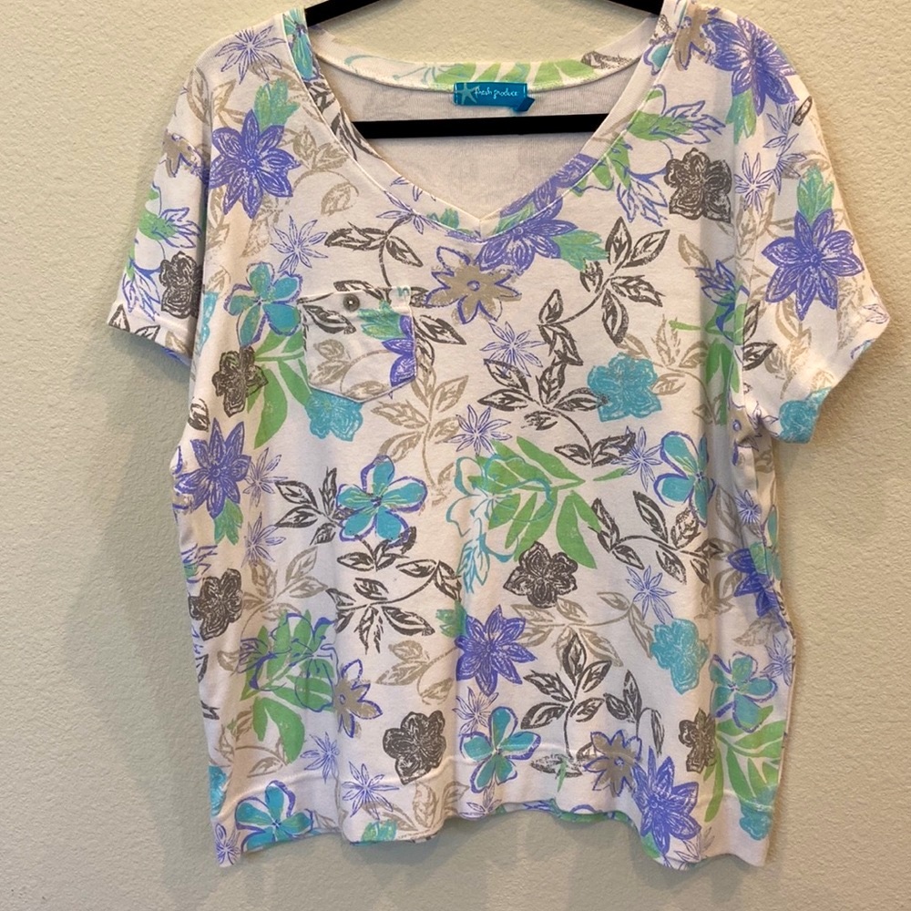 FRESH PRODUCE 2X TOP 100% Cotton